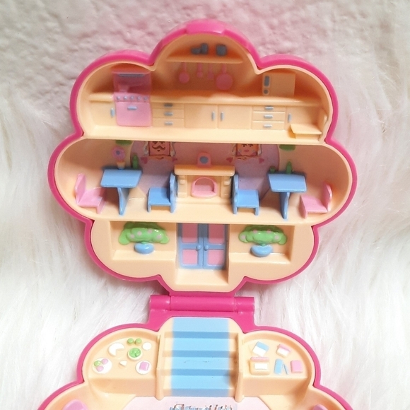 Vintage Bluebird Polly Pocket Mr Frys Restaurant Compact 1990 - Picture 4 of 7